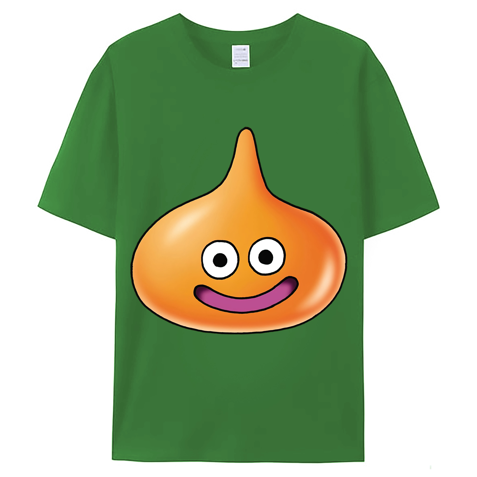 （画像用） ドラゴンクエスト Doragon Kuesuto Dragon Quest レディースカジュアルプリントTシャツ（綿100％）